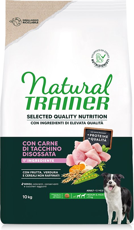 Natural Trainer Selected Quality Nutrition Adult Medium & Maxi Pute - 10 kg