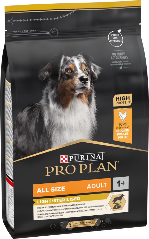 PURINA PRO PLAN All Sizes Adult Light/Sterilised - 3 kg