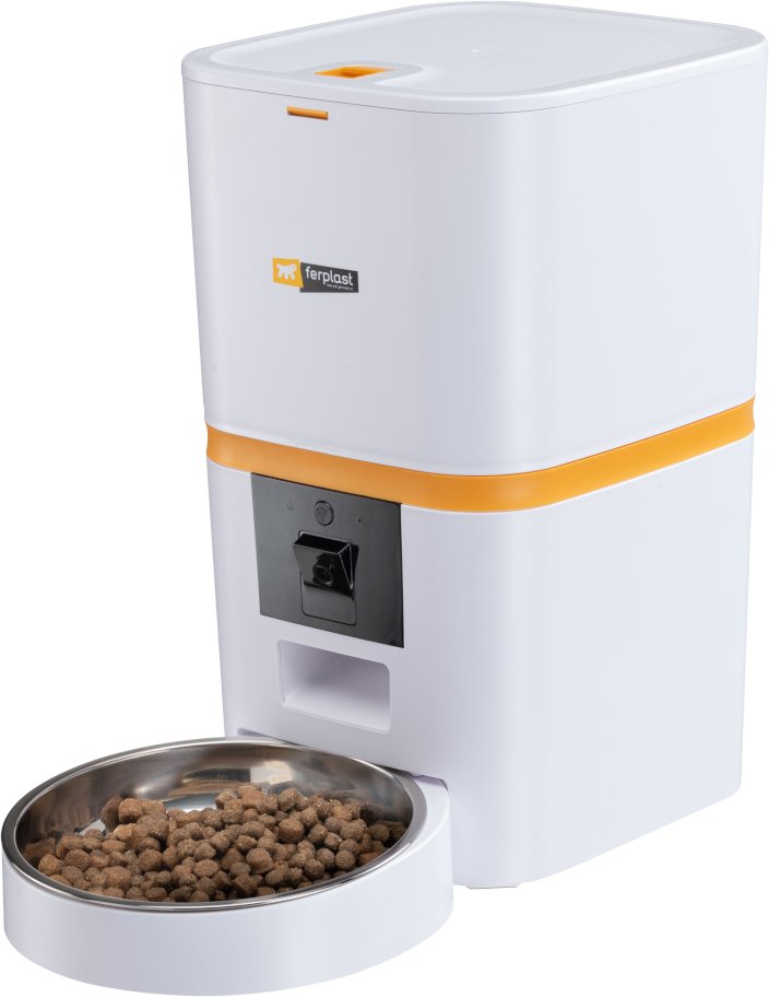 Ferplast Futterautomat Risto Pet Smart - bis 6 l Trockenfutter