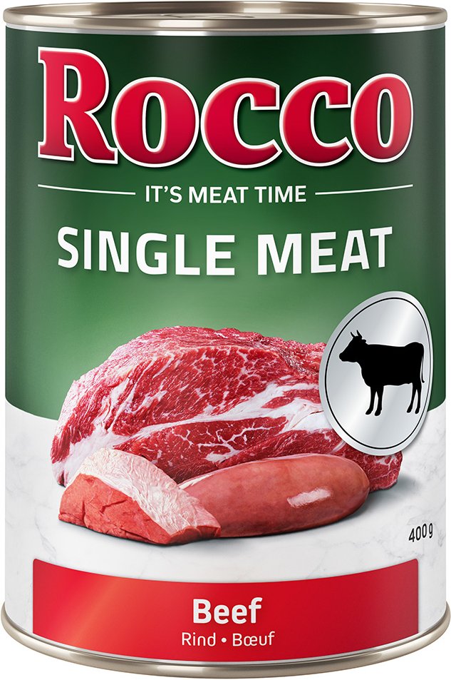 Rocco Single Meat 6 x 400 g / 800 g 6 x 400 g: Rind