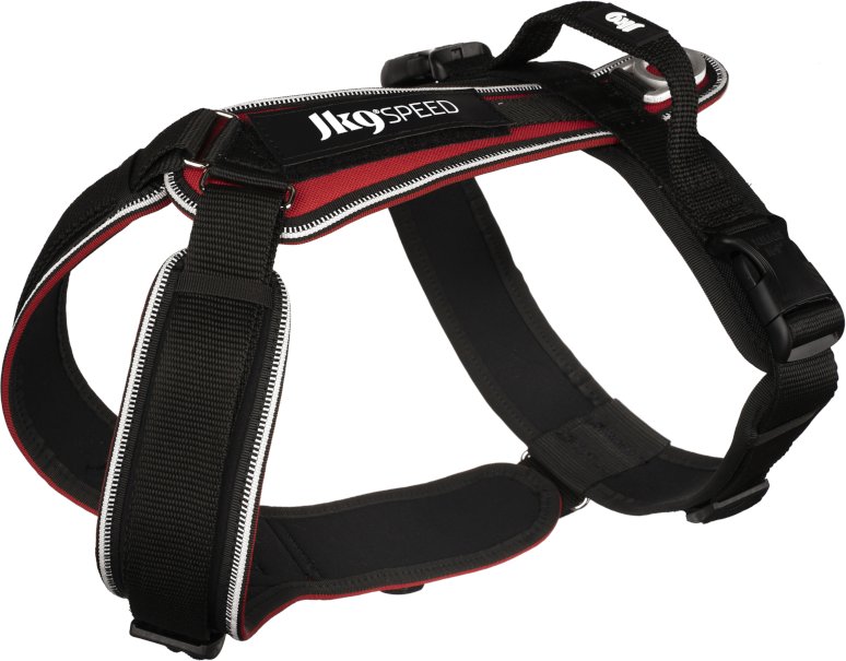 Julius-K9 Speed Hundegeschirr, rot - Größe XL: Brustumfang: 77 - 99 cm