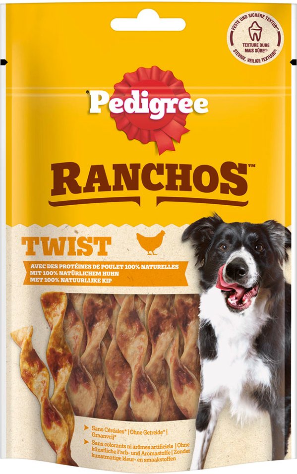 Pedigree Ranchos Twists - Sparpaket: Huhn 8 x 60 g