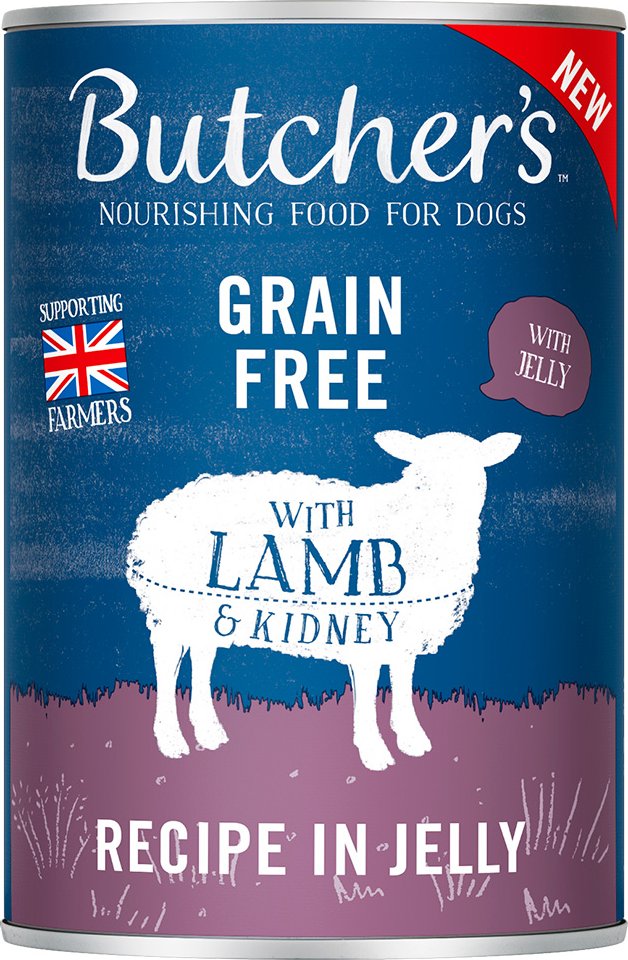 Sparpaket Butcher's Original Getreidefrei für Hunde 24 x 400 g - mit Lamm in Gelee