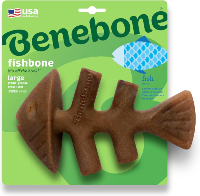 Benebone Fishbone - Large: ca. L 21 x B 12 cm
