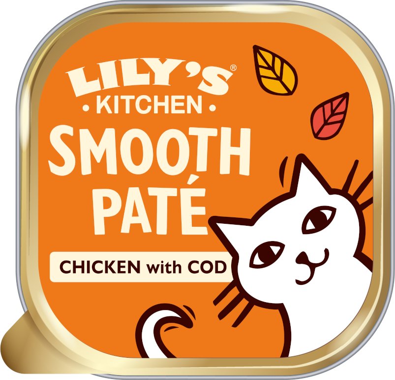 Lily's Kitchen Smooth Paté Selection für Katzen 19 x 85 g - Huhn & Kabeljau