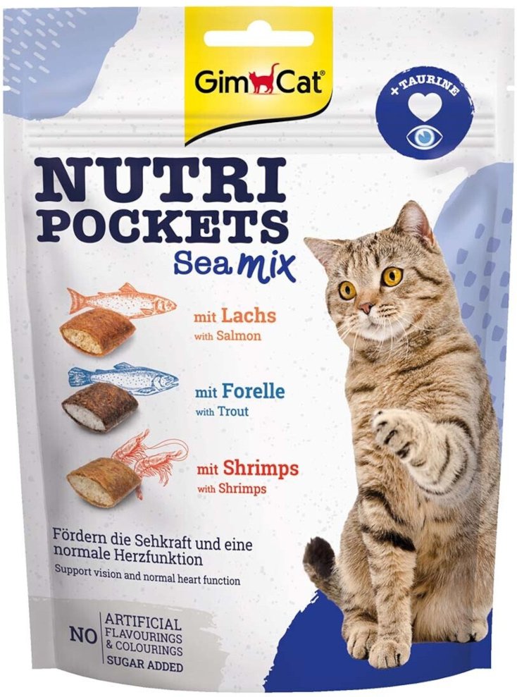 GimCat Nutri Pockets -Sparpaket Sea-Mix (3 x 150 g)