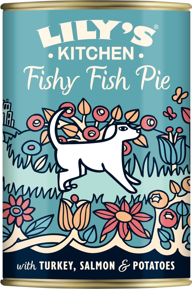 Sparpaket Lily's Kitchen Getreidefreie Menüs für Hunde 400 g - 12 x 400 g Lachs, Truthahn & Hering