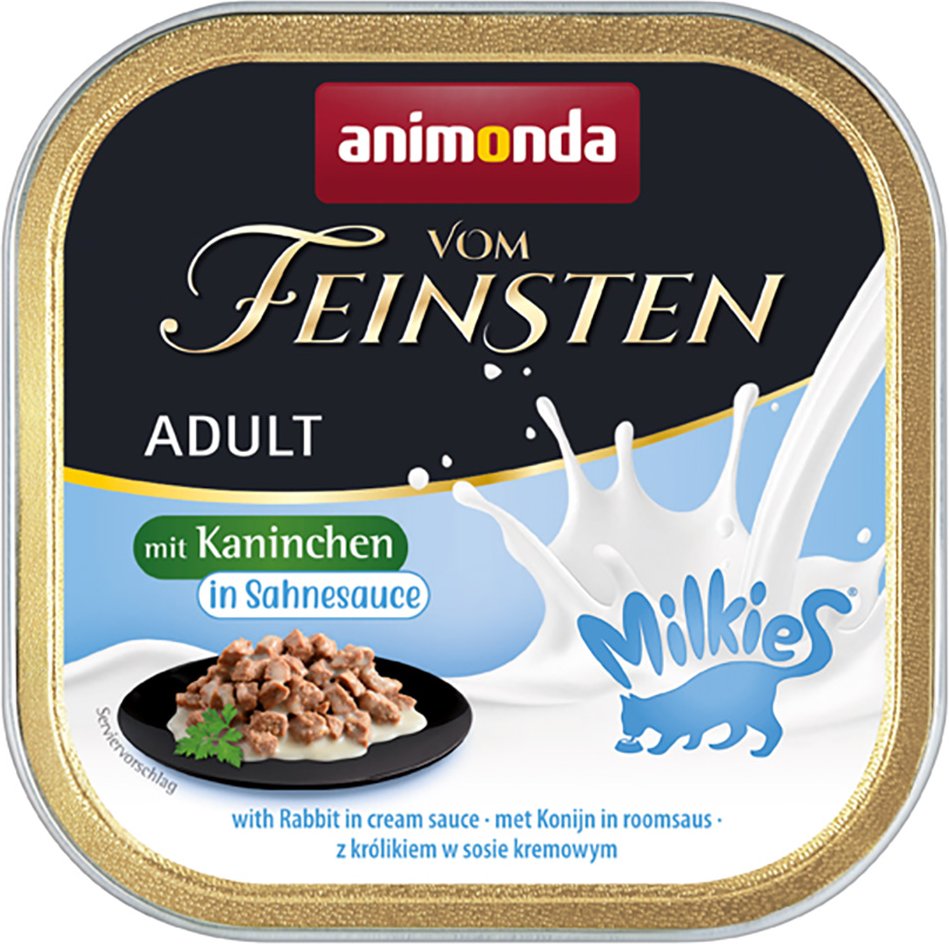 Thumbnail - Sparpaket animonda Vom Feinsten Adult Milkies in Sauce 32 x 100 g - Kaninchen in Sahnesauce