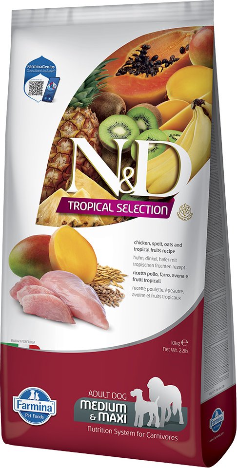 N&D Dog Tropical Selection mit Huhn - 10 kg