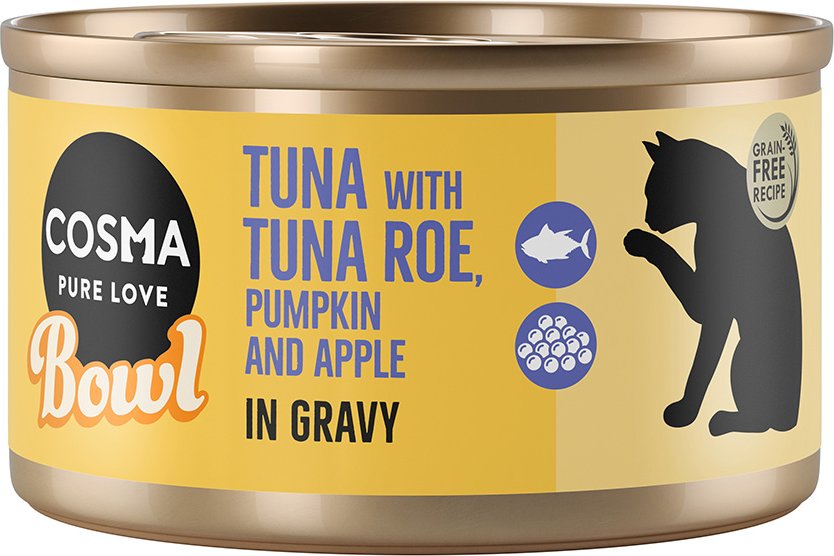 Sparpaket Cosma Bowl 24 x 80 g - Thunfisch mit Thunfischrogen