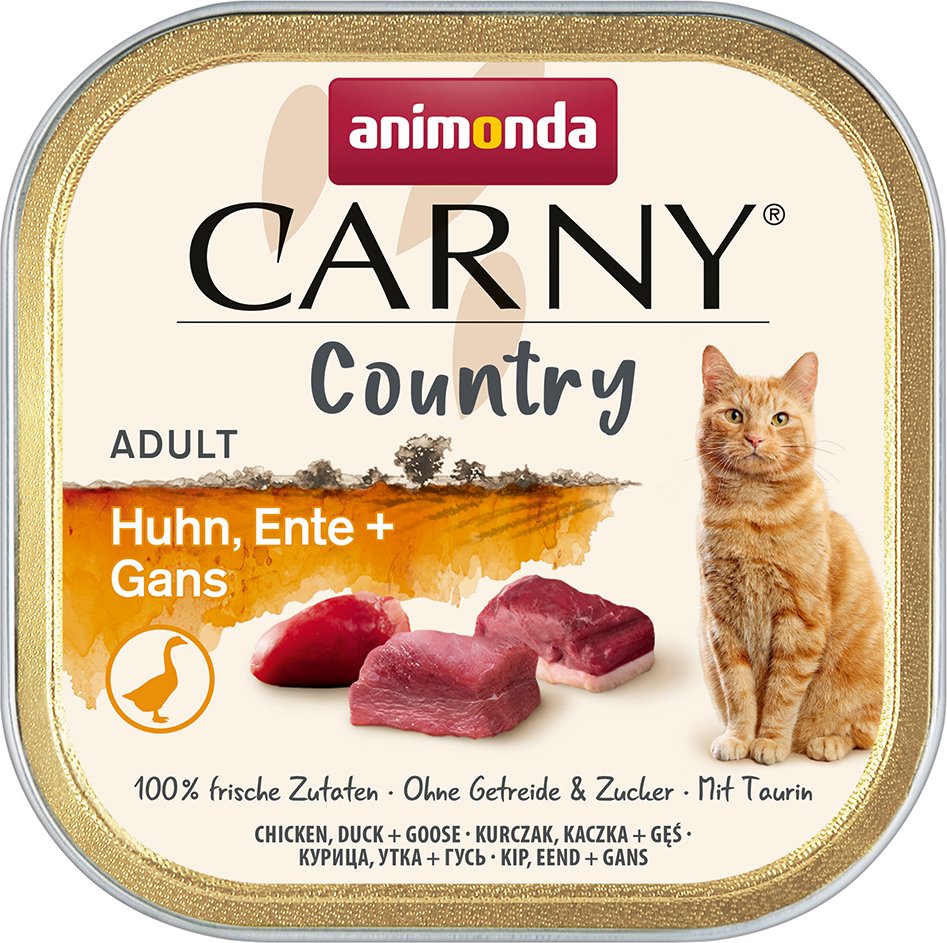animonda Carny Country Adult 32 x 100 g - Huhn, Ente + Gans