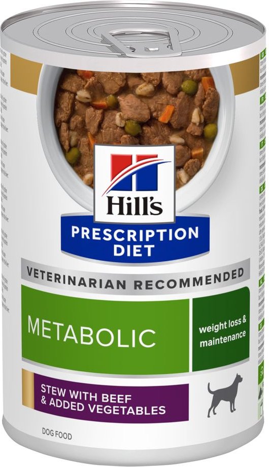 Hill's Prescription Diet Metabolic Gewichtsmanagement mit Rind & Gemüse - 48 x 354 g