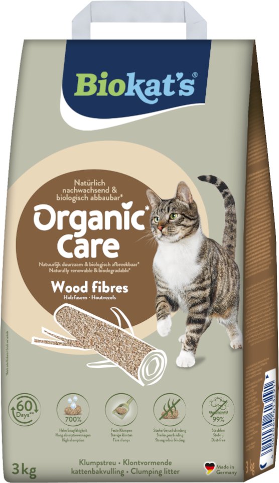 Biokat’s Organic Care Holzfasern - 8 l (ca. 3 kg)