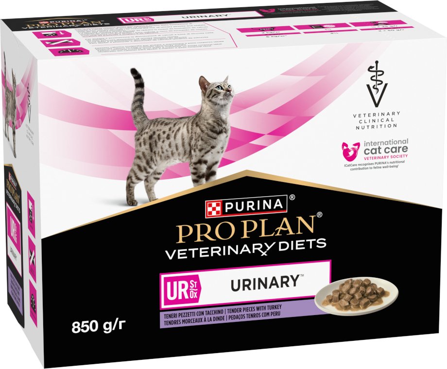 PURINA PRO PLAN Veterinary Diets Feline UR ST/OX - Urinary Truthahn - Sparpaket: 20 x 85 g