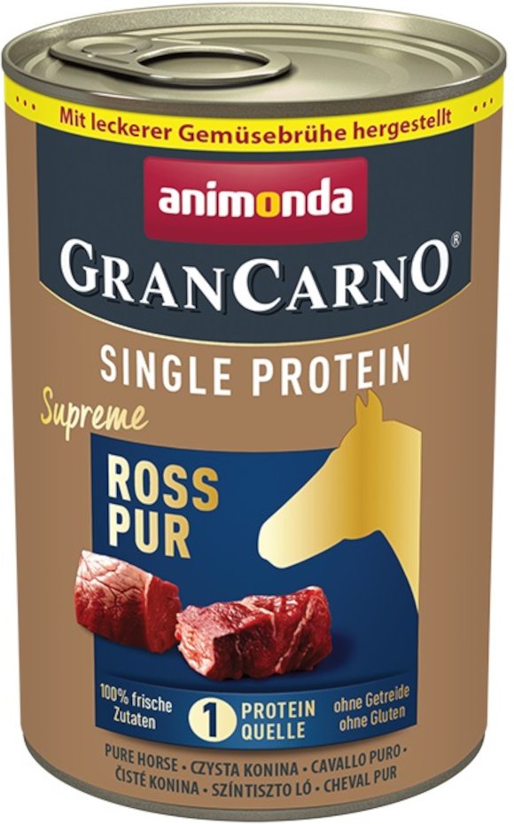 animonda GranCarno Adult Single Protein Supreme 6 x 400 g - Ross Pur