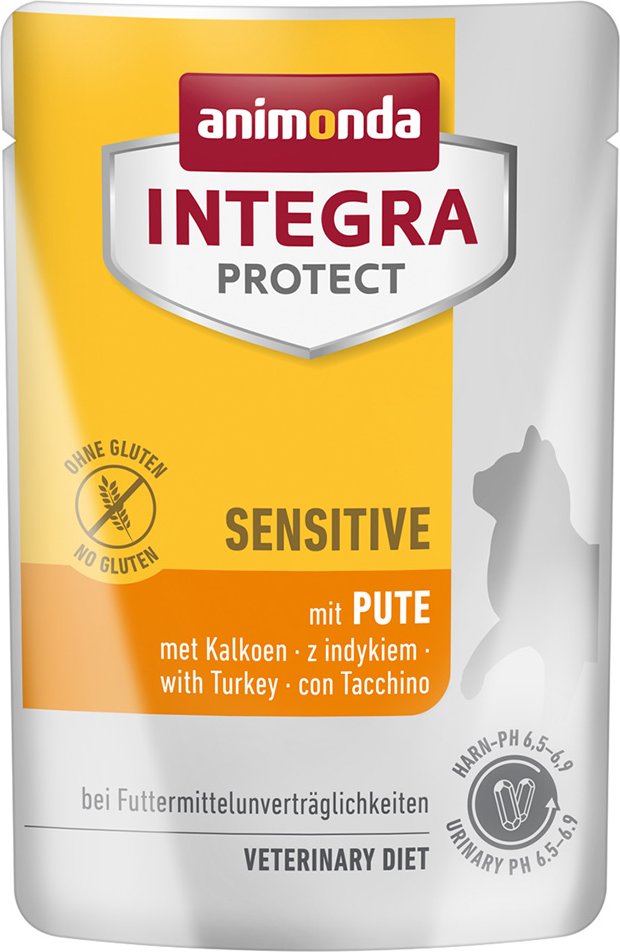 Sparpaket animonda Integra Protect Adult Sensitive 48 x 85 g - Pute
