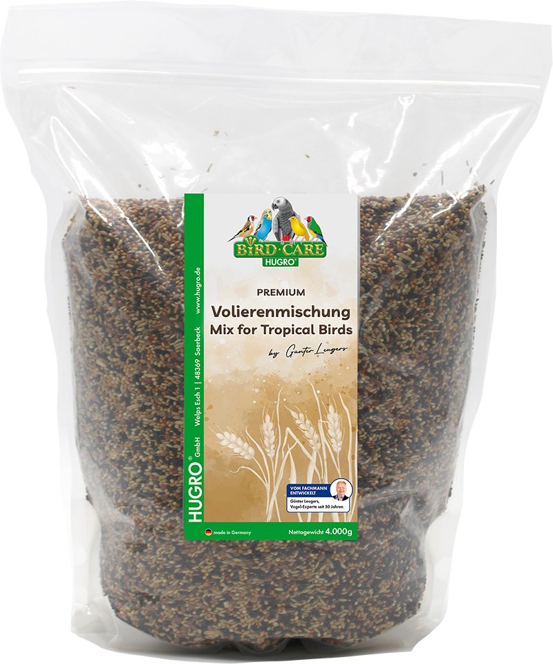 Hugro Premium Volierenmischung - Sparpaket: 2 x 4 kg
