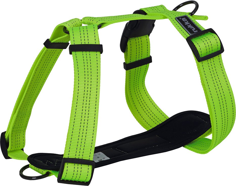 Rukka® Form Neon Geschirr, gelb - Größe L: 80 - 130 cm Brustumfang, 40 mm breit