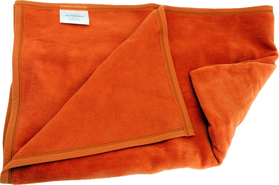 Heim kochfeste Decke - L 140 x B 100 cm, terracotta