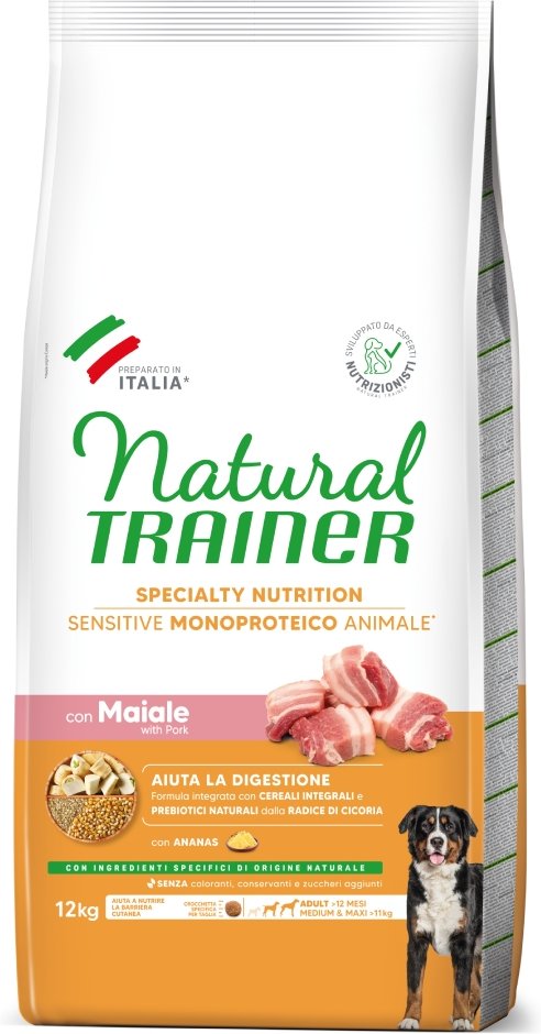 Natural Trainer Sensitive Adult Medium & Maxi mit Schwein - 12 kg