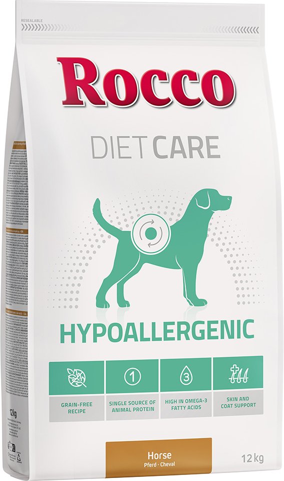 Sparpaket Rocco Diet Care Trockenfutter 2 x 12 kg - Hypoallergen Pferd