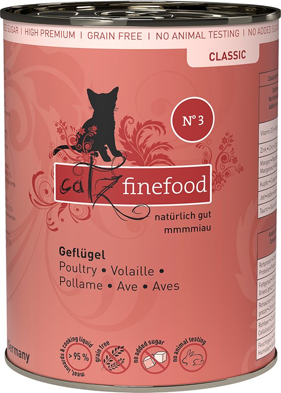 Sparpaket catz finefood 24 x 400 g - Geflügel