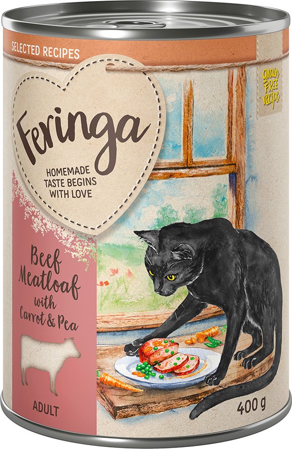 Feringa Selected Recipes 6 x 400 g - Hackbraten mit Karotte und Erbse