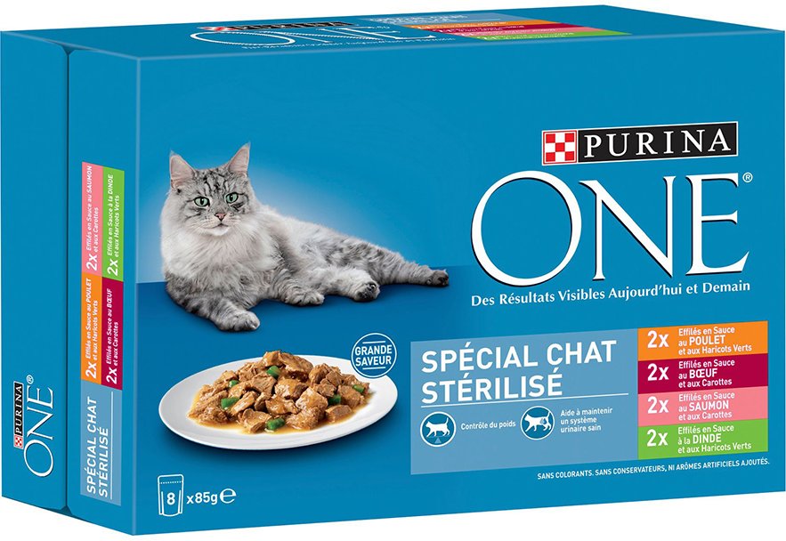 PURINA ONE Sterilised Cat - Sparpaket: 16 x 85 g
