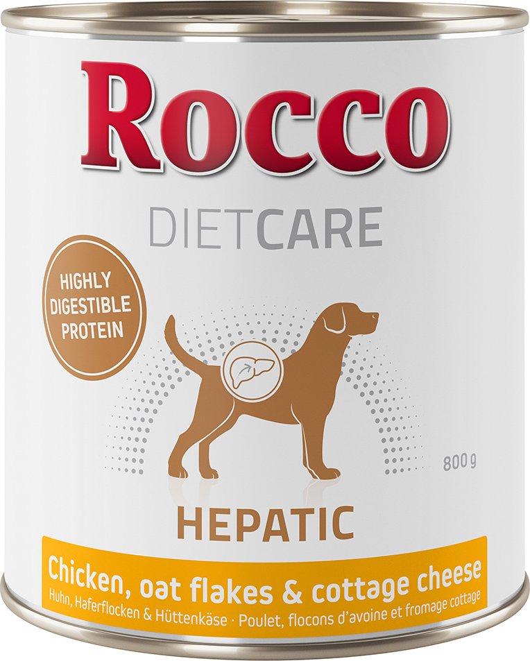 Rocco Diet Care Hepatic Huhn mit Haferflocken & Hüttenkäse 800g 24 x 800 g