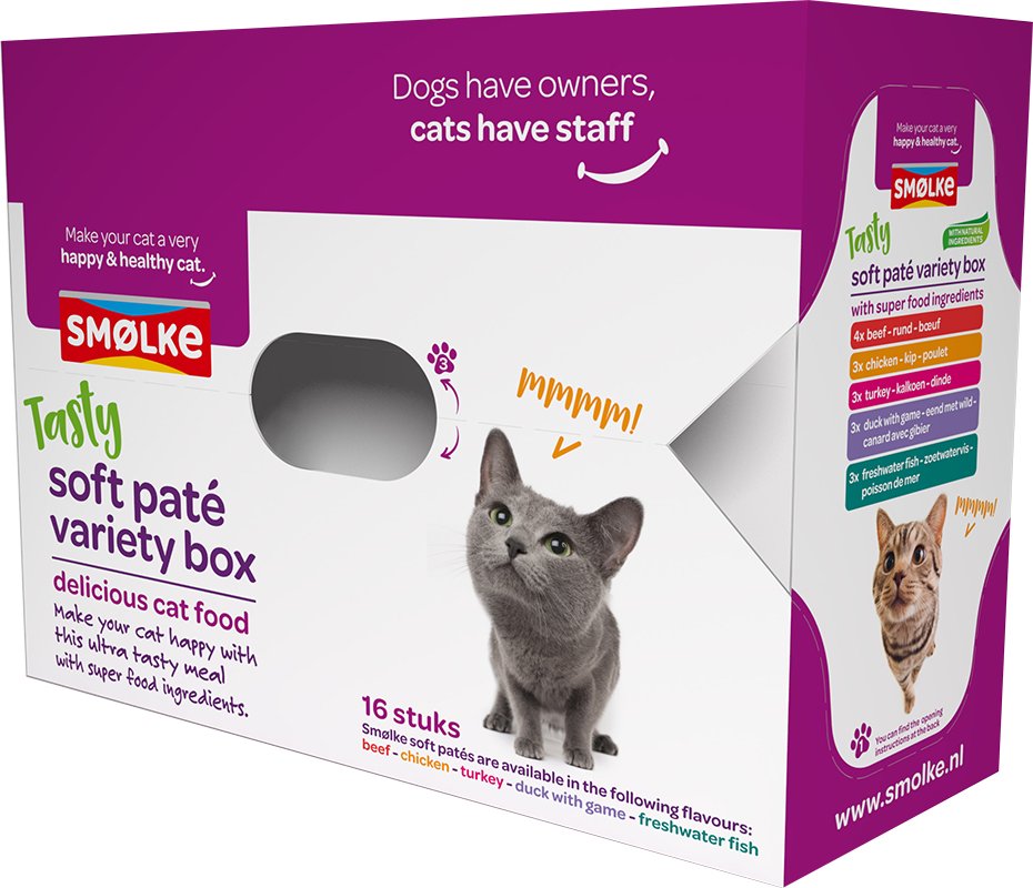 Smølke Soft Paté Variationsbox - 32 x 80 g
