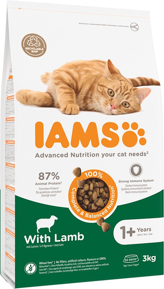 IAMS Advanced Nutrition Adult Cat mit Lamm - 3 kg