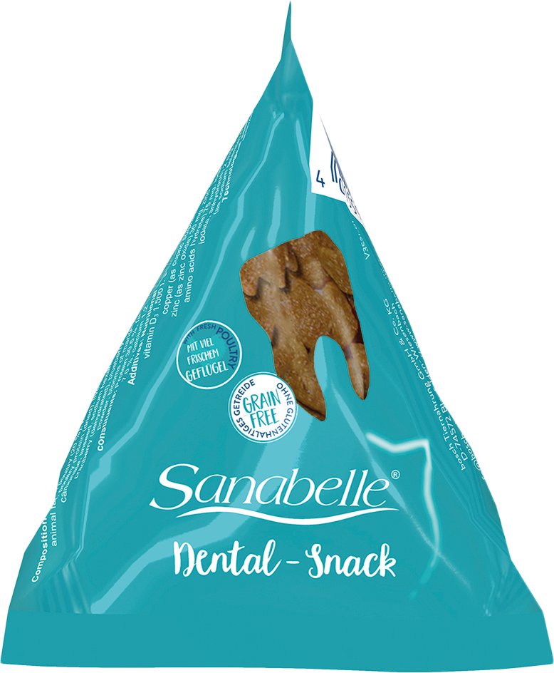 Sanabelle Dental Snack im Tetraeder -Sparpaket: 24 x 20 g
