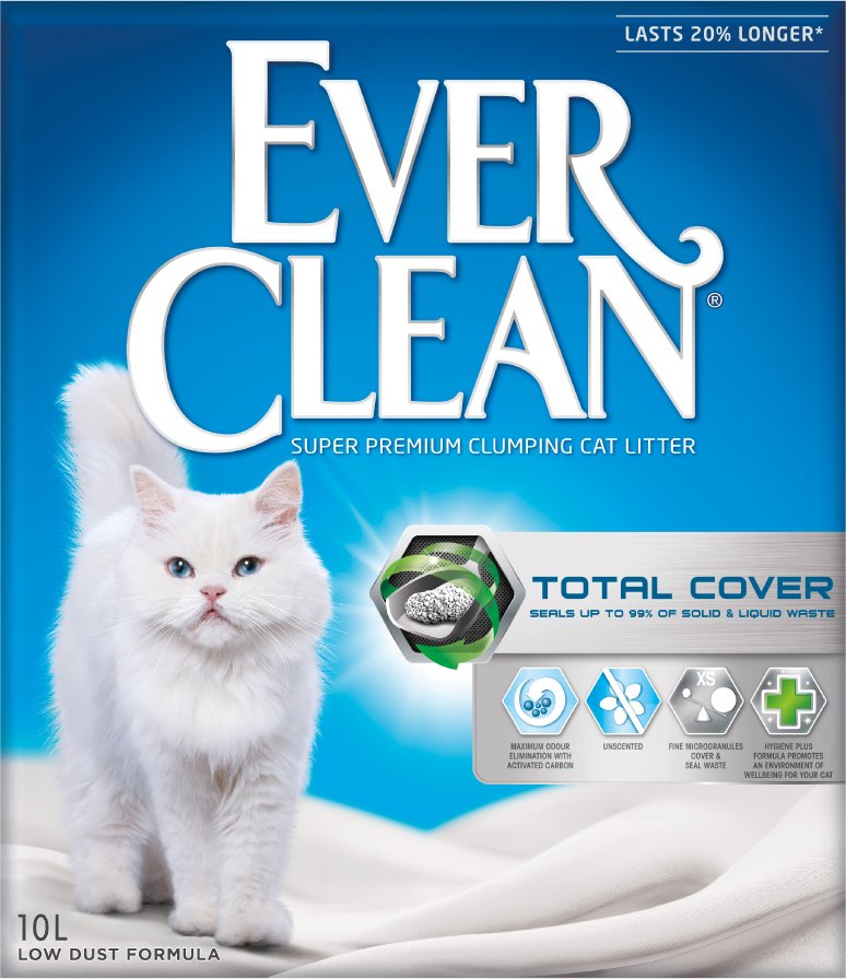 Thumbnail - Ever Clean® Total Cover Klumpstreu Parfümfrei - Sparpaket: 2 x 10 l
