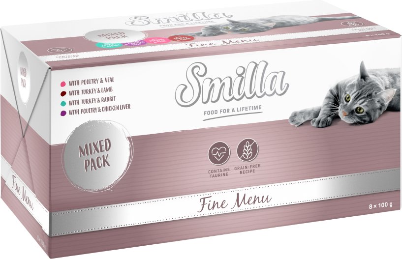 Smilla Schale Fine Menu 24 x 100 g - Mixpaket (4 Sorten)