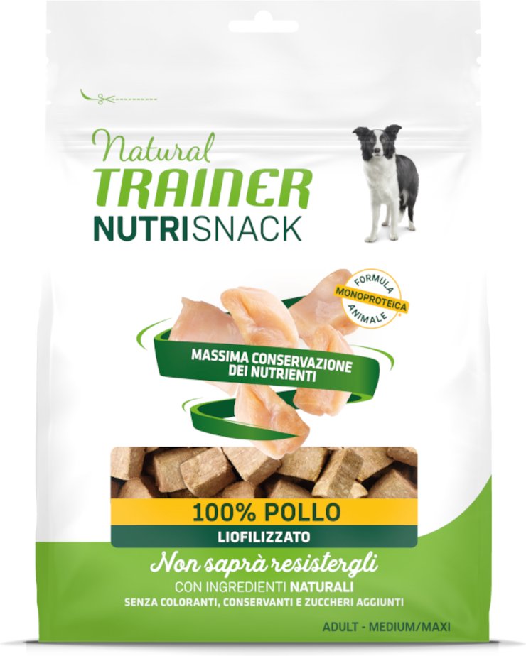 Sparpaket Natural Trainer Nutri Snack Gefriergetrocknete Brocken Adult 6 x 50 g - Huhn