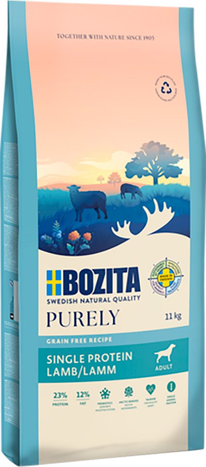 Bozita Dog Purely Adult Grain Free Lamm - 11 kg