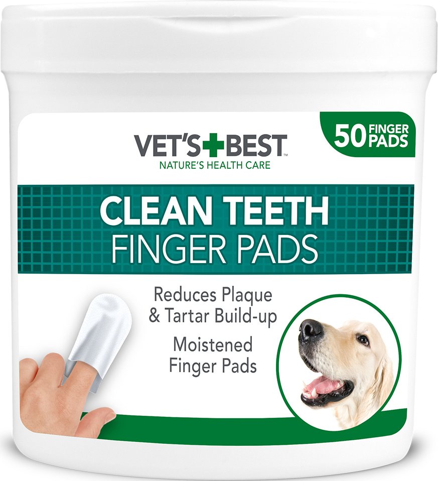 Vet's Best® Clean Zahn-Reinigungspads - 50 Pads