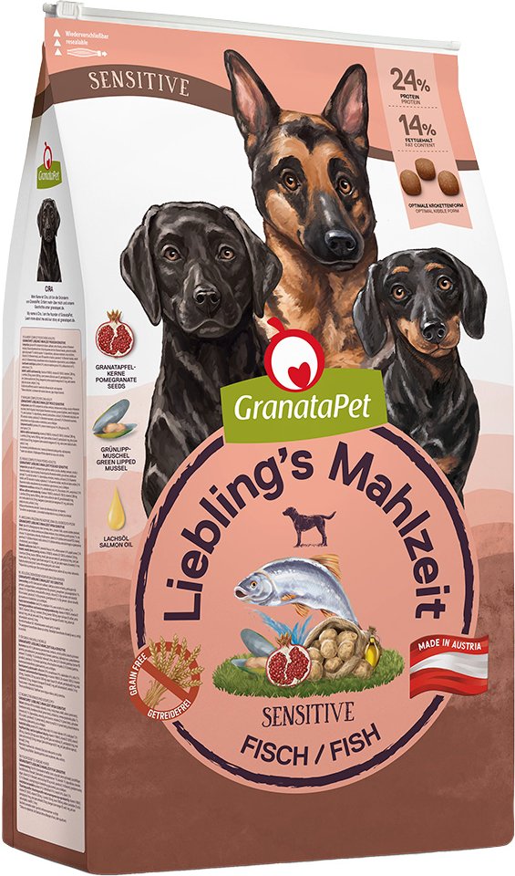 GranataPet Liebling's Mahlzeit Adult Sensitive Fisch - Sparpaket: 2 x 10 kg