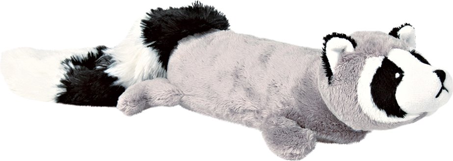 Thumbnail - Trixie Plüsch-Waschbär mit Power-Quietscher - 3 Stück im Sparset