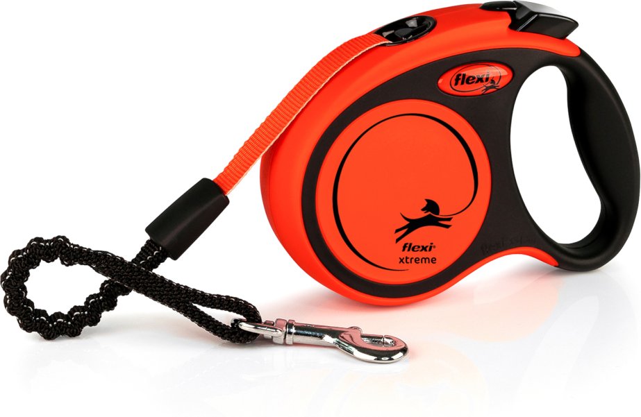 flexi Xtreme Gurtleine orange, 3 m - Größe XS: bis 15 kg