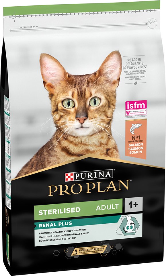 PURINA PRO PLAN Sterilised Adult Renal Plus Lachs - 10 kg