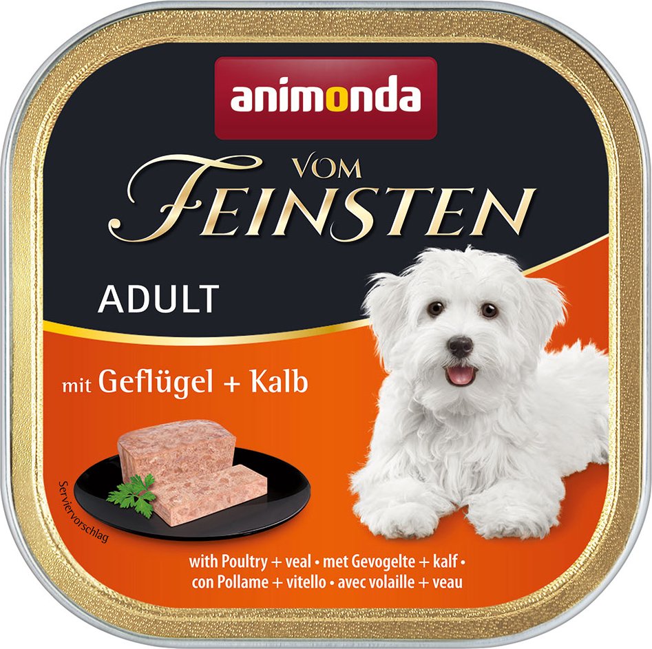 animonda Vom Feinsten Adult getreidefrei 6 x 150 g - Geflügel & Kalb