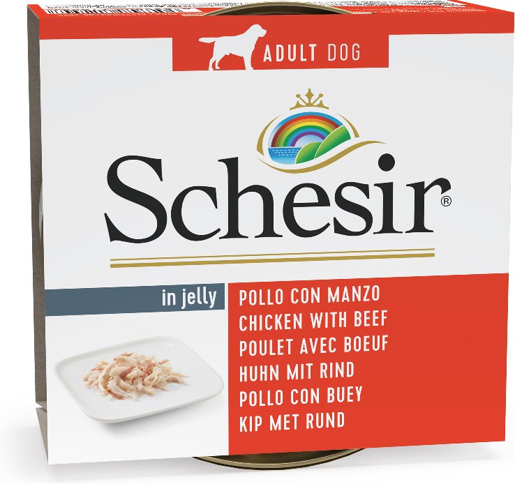 Schesir 6 x 150 g - Huhn mit Rind