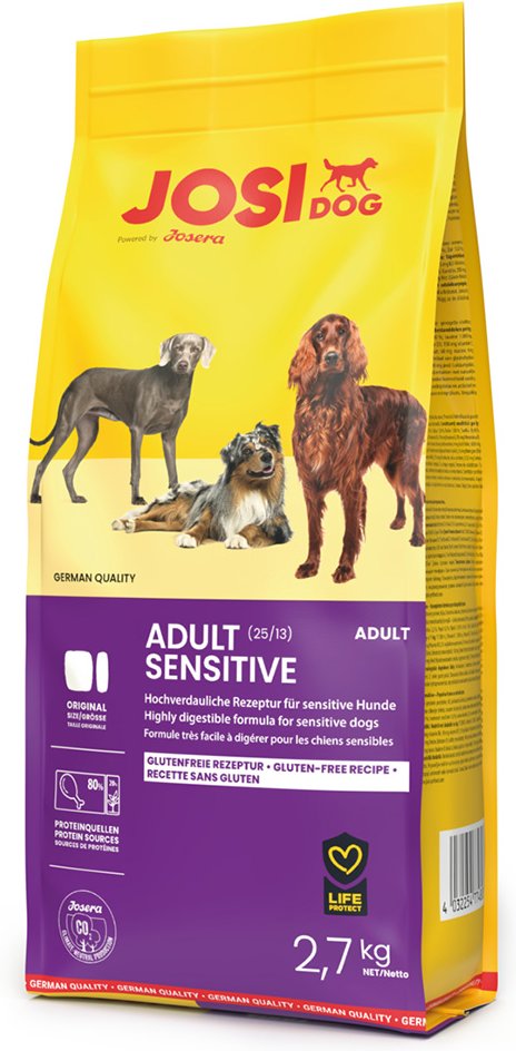 JosiDog Adult Sensitive - Sparpaket: 2 x 2,7 kg