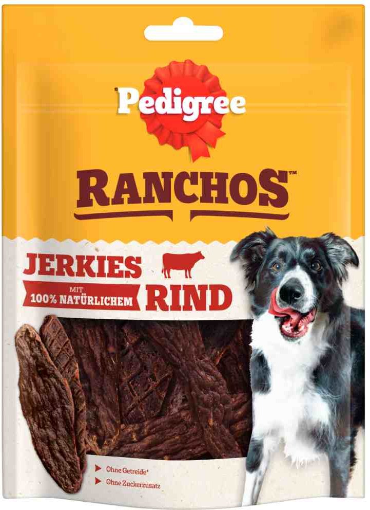 Pedigree Ranchos Jerkies - Sparpaket: Rind 7 x 70 g