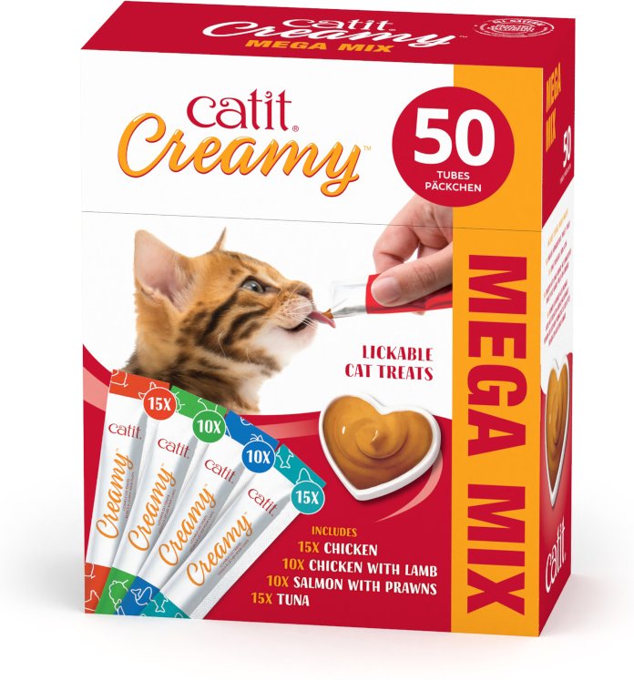 Catit Creamy 50 x 10 g - Mix (4 Sorten)