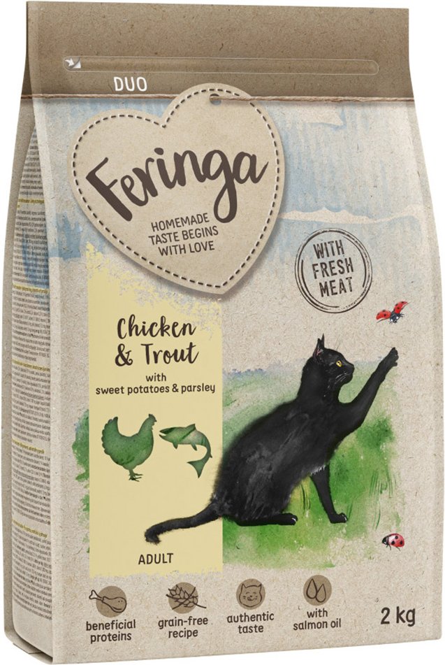 Feringa Adult Duo Huhn mit Forelle - Sparpaket 10 kg (5 x 2 kg)