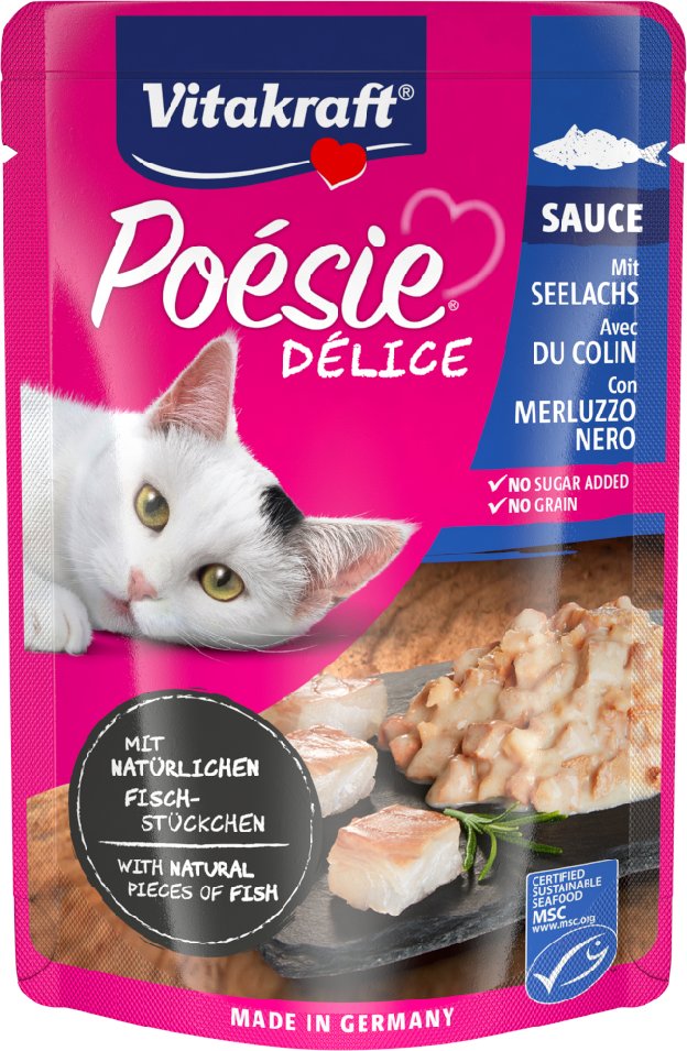 Vitakraft Poésie Délice 23 x 85 g - Seelachs