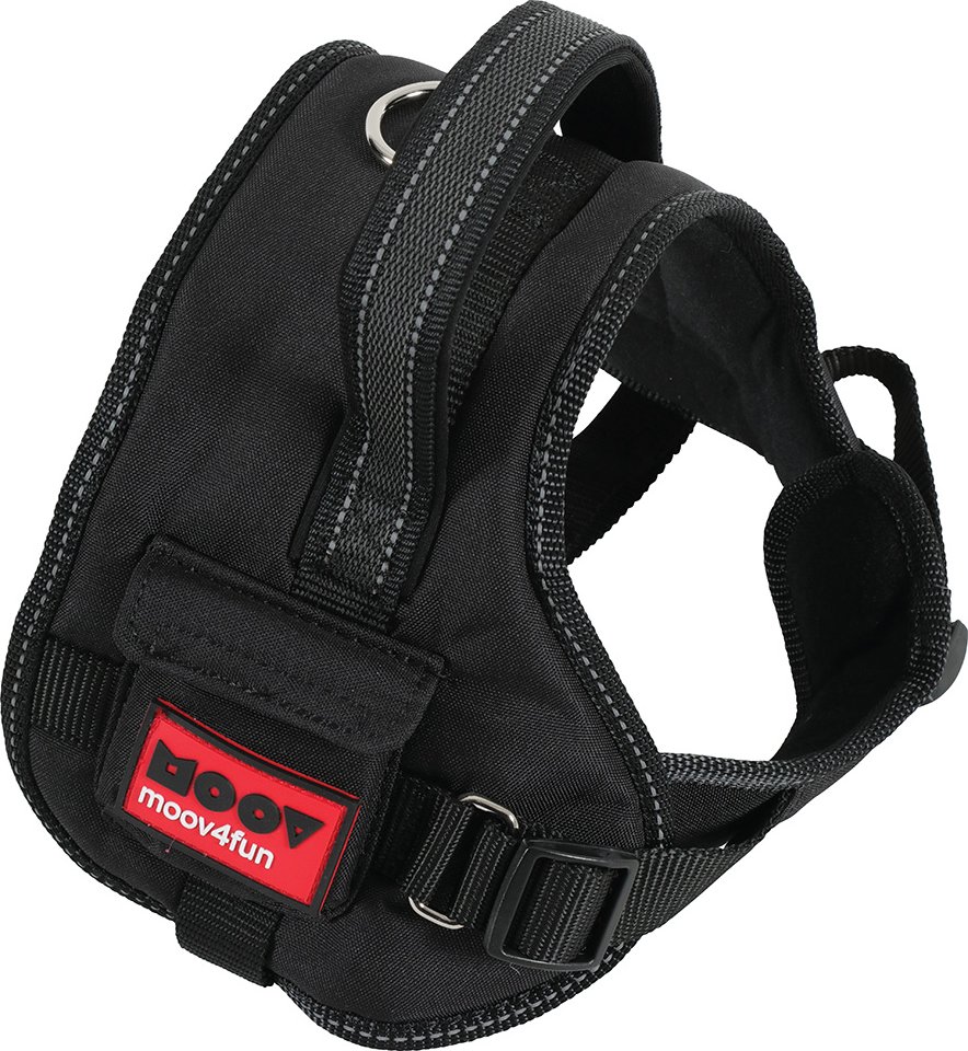 Thumbnail - Zolux Moov Verstellbares Hundegeschirr, schwarz - Größe L: 62 - 82 cm Brustumfang