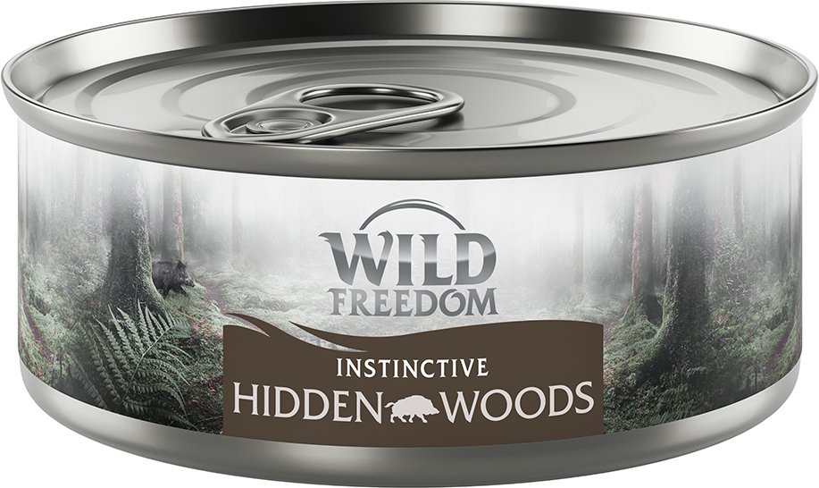 Wild Freedom Instinctive 6 x 70 g - Ergänzungsfuttermittel - Hidden Woods - Wildschwein